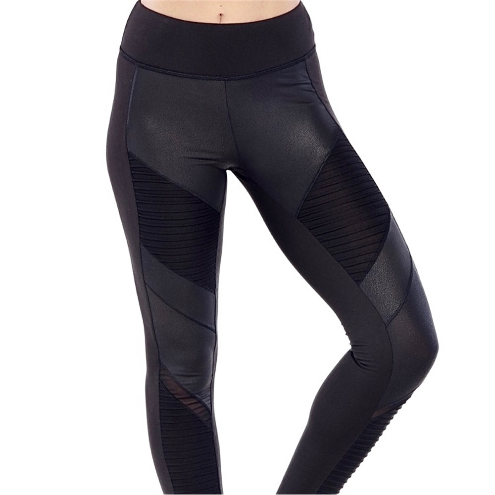 + Electric Yoga Moto Athletic Leggings! NEW! - Picture 3 of 9